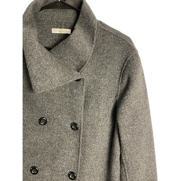 Cambridge Dry Goods 100% Wool Dark Grey Button-up Size Large Jacket/Sweater - Picture 6 of 10